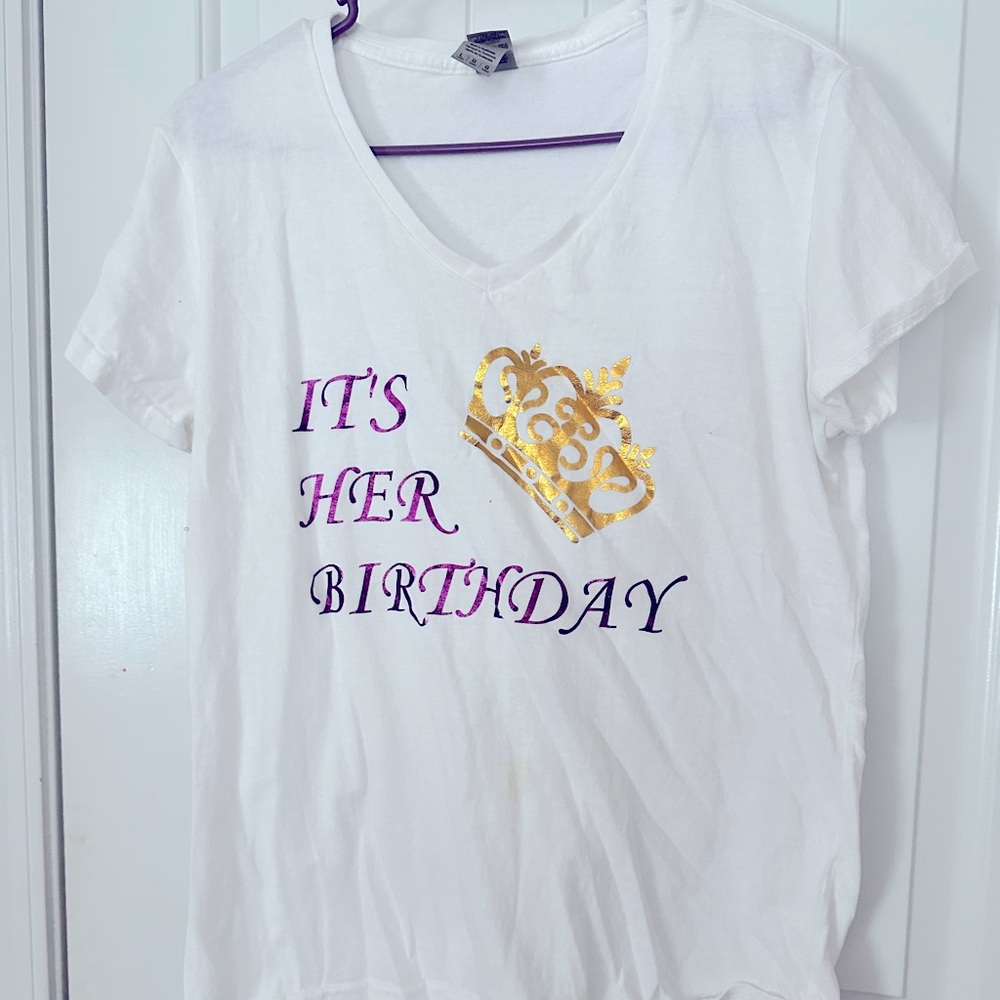 It’s her birthday tees!